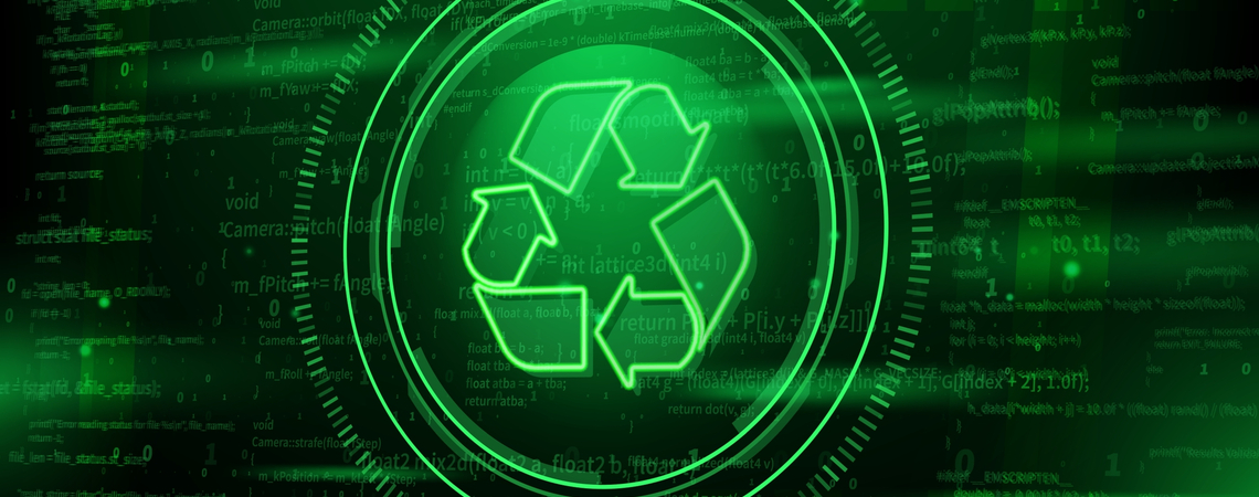 Recycling digitaler Datenabfälle