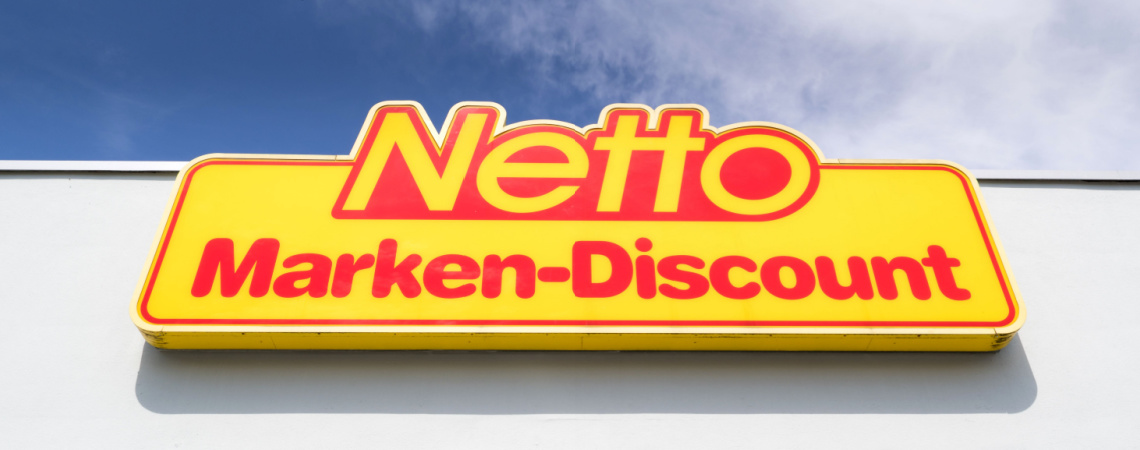 Netto-Logo an Gebäude