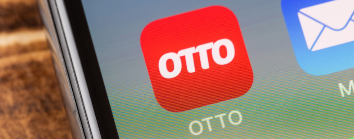 App der Firma Otto auf einem Smartphone
