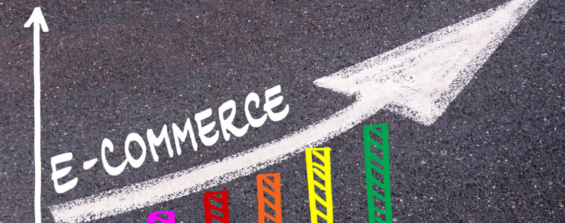 Anstieg E-Commerce