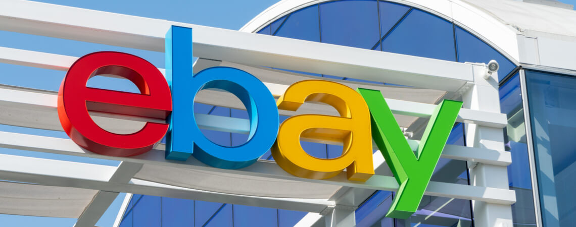 Ebay-Logo auf Hauswand