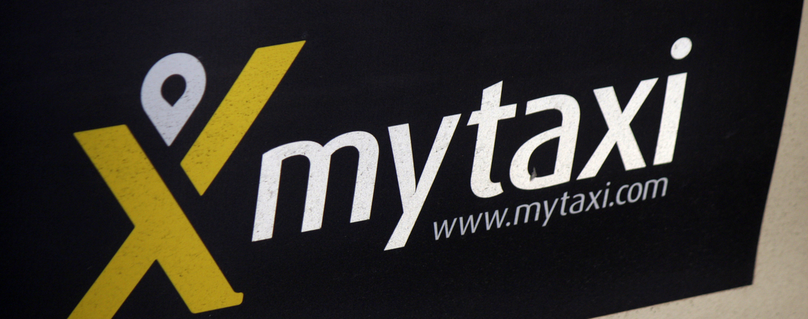 Logo des Taxi-Konkurrenten Mytaxi