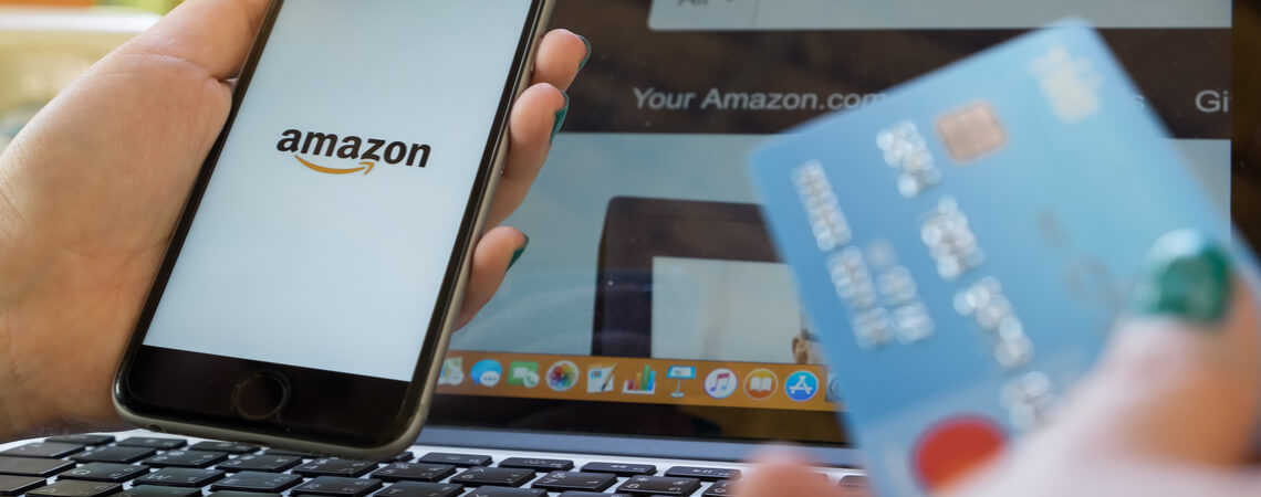 Amazon-Kunden beim Einkauf
