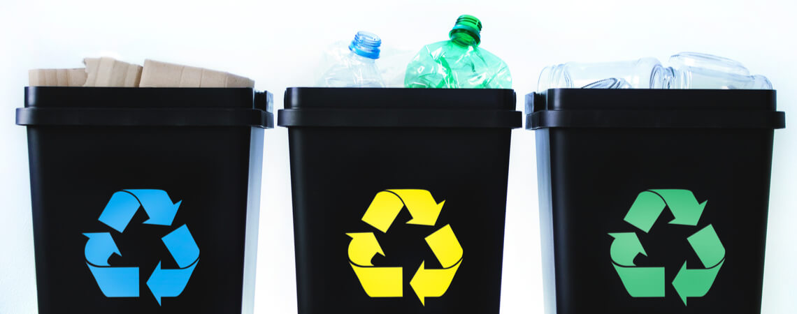 Recycling und Mülltrennung