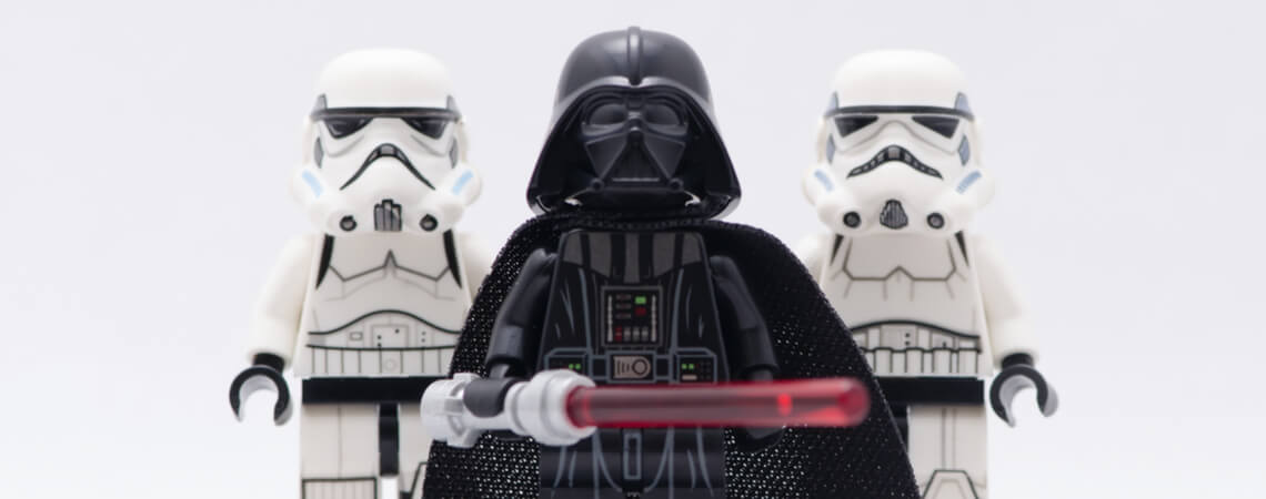 Lego-Figuren im Star Wars-Look