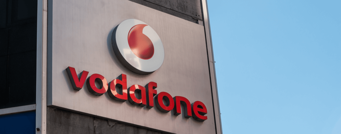 Vodafone Schild