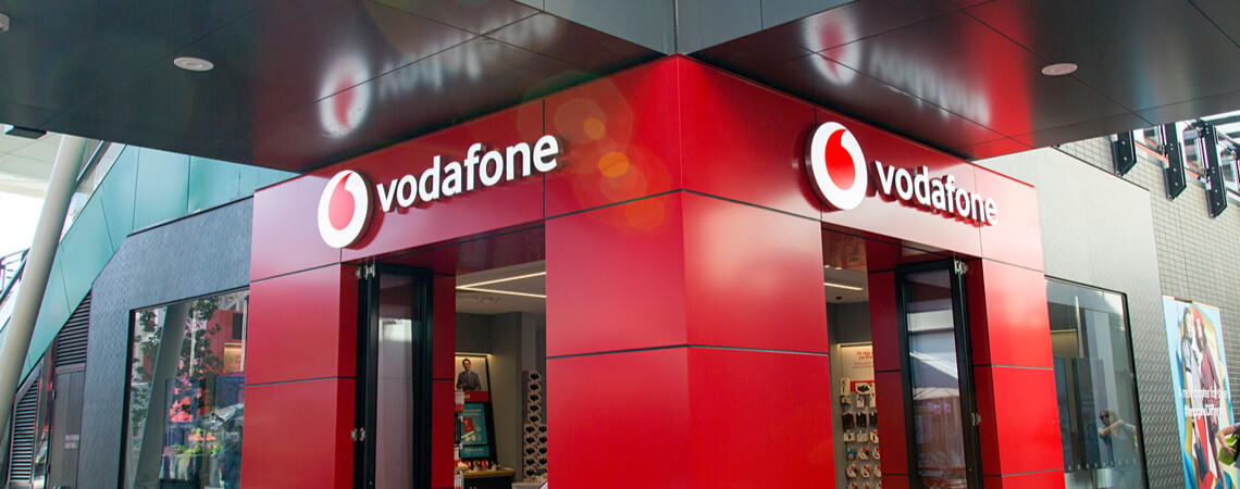 Vodafone-Store von außen