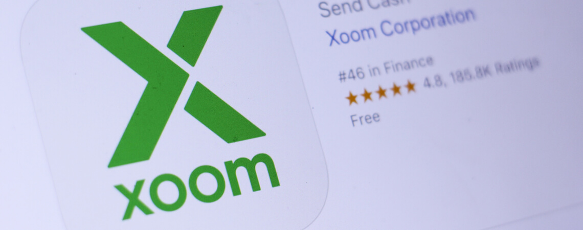 Xoom-Logo und Bewertungen