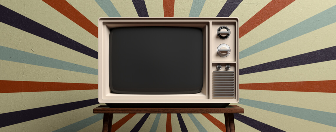 Fernseher im Retro-Design