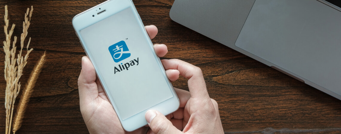 Alipay auf Smartphone 