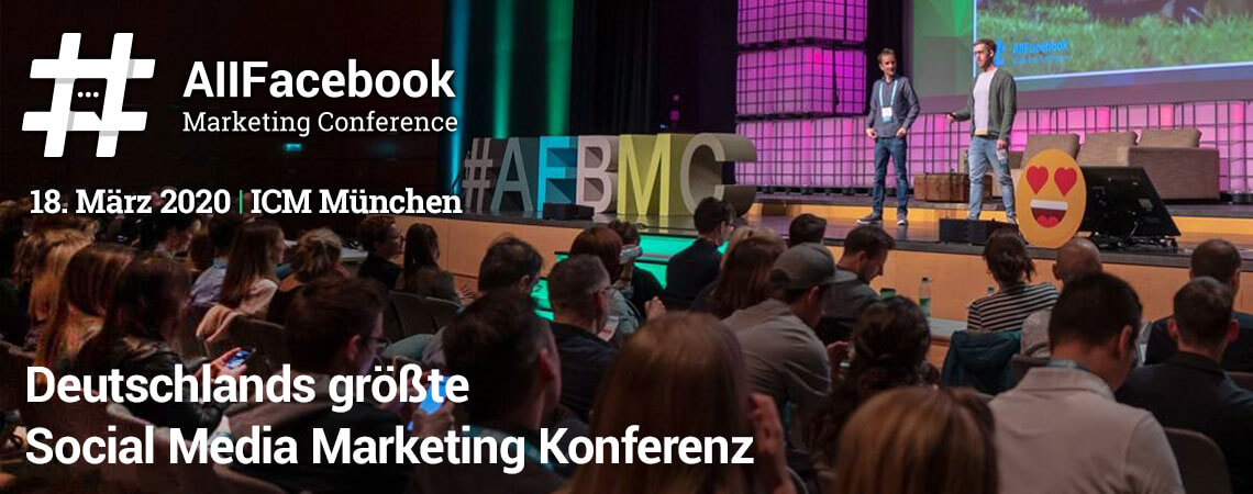 Veranstaltungshinweis All Facebook Marketing Conference