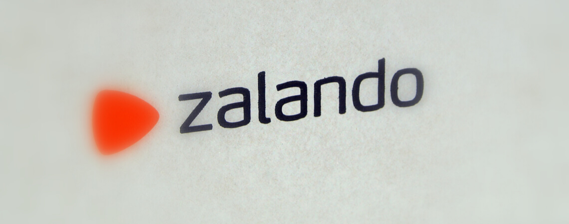 Zalando-Logo auf einem Paket