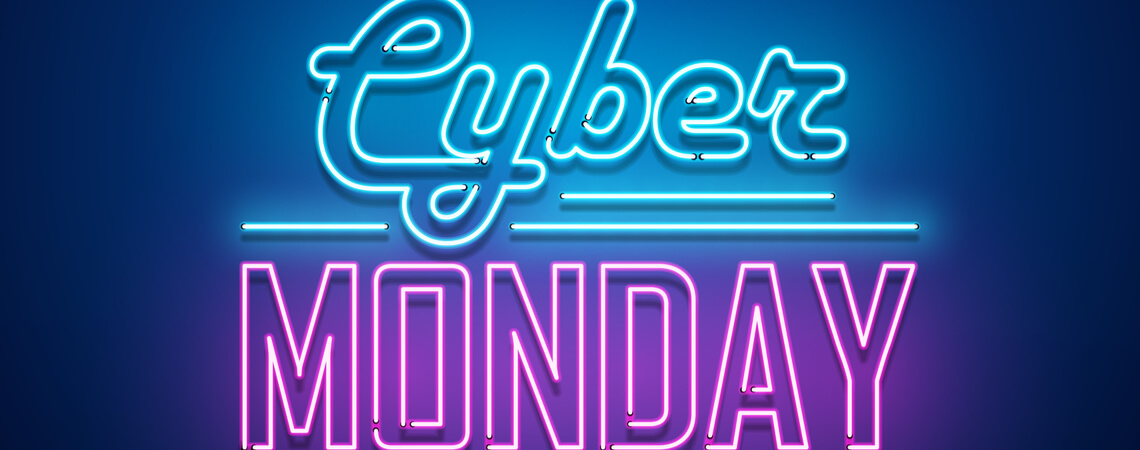 Leuchtschrift: Cyber Monday