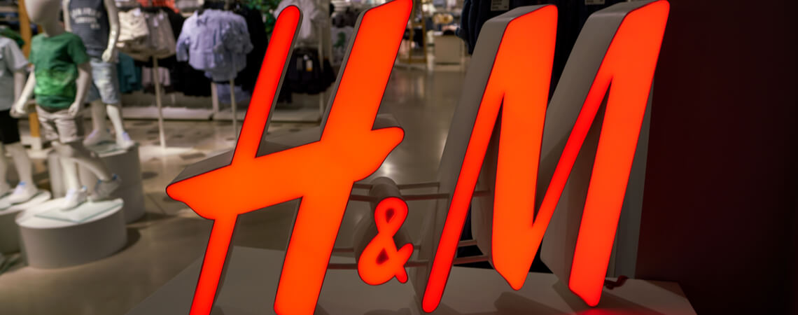 H&M Logo in Filiale