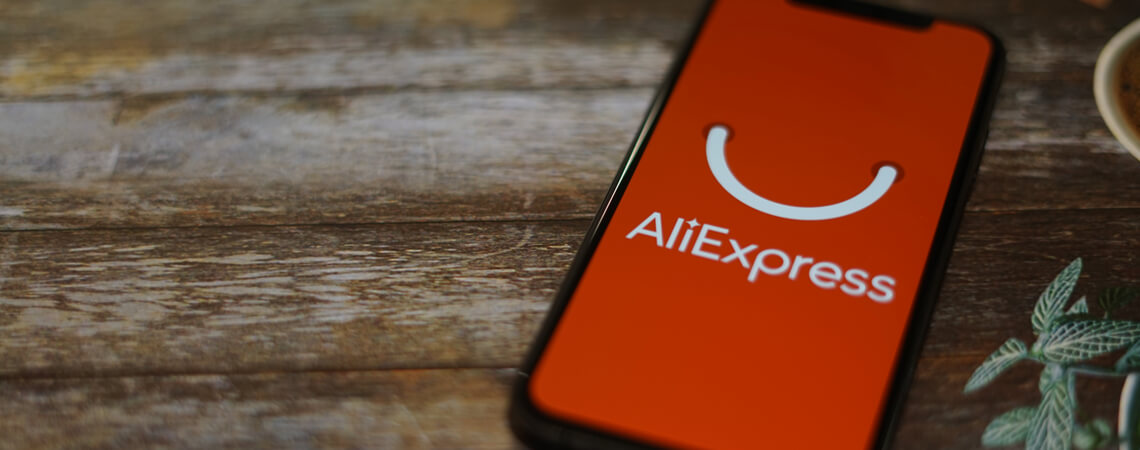 AliExpress auf Smartphone