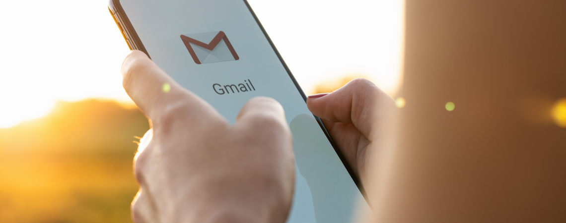 Gmail auf Smartphone