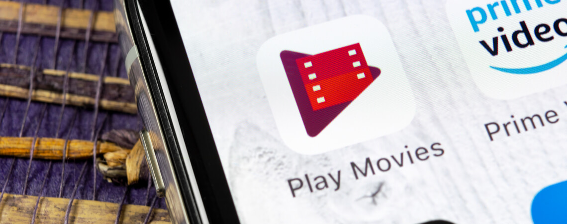 Google Play Movies auf einem Smartphone