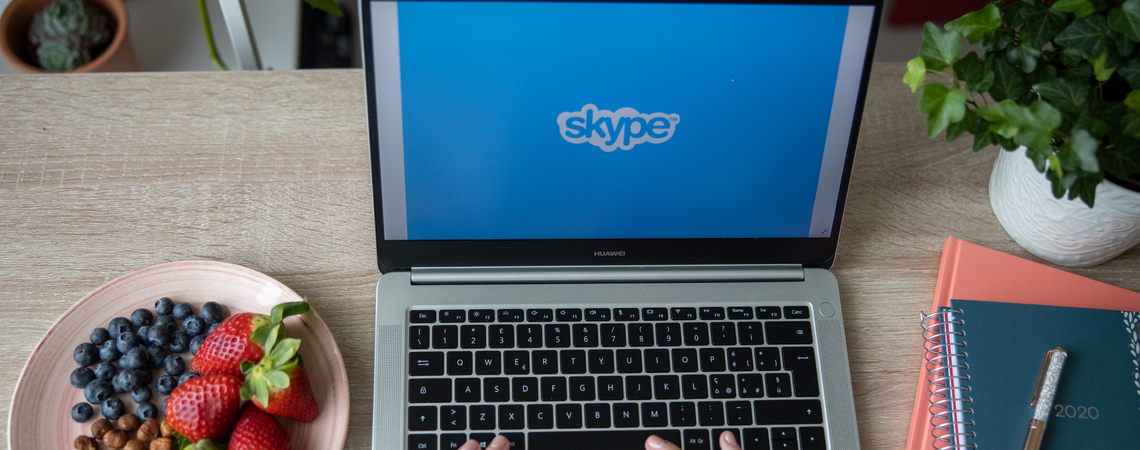 Skype auf Notebook