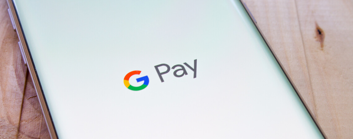Google Pay auf Smartphone