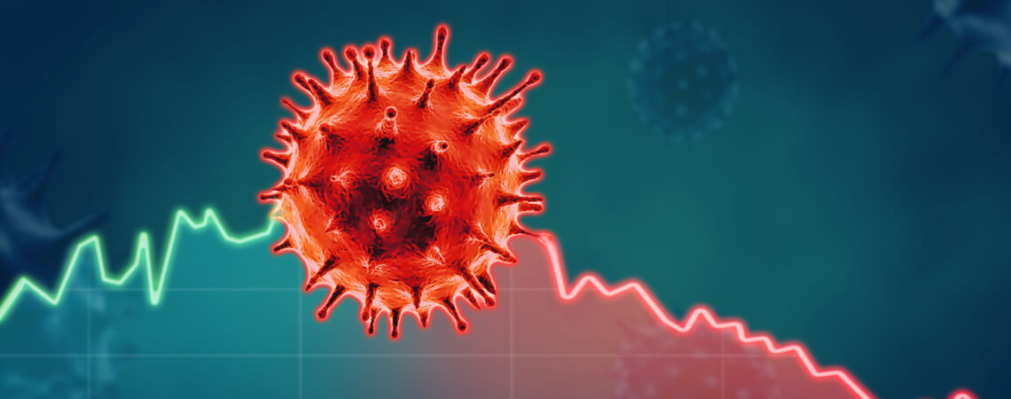 Coronavirus führt zu negativem Kurs