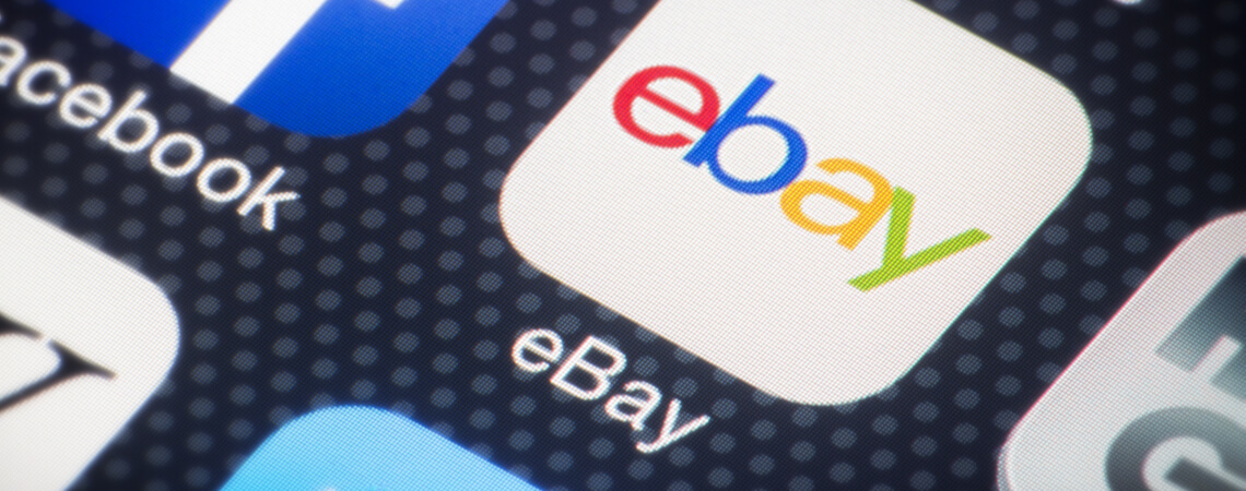Ebay App auf einem Smartphone