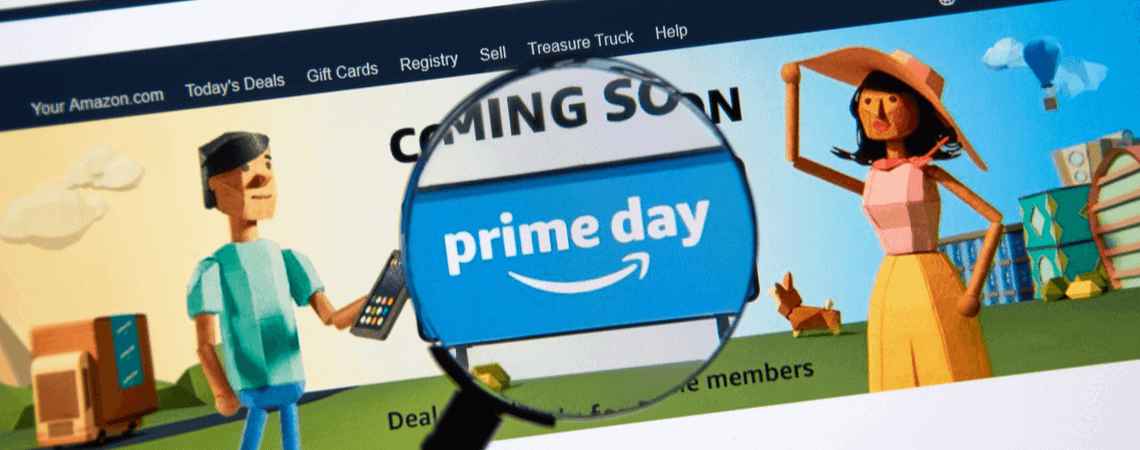 Amazon Prime Day: Bild der Website