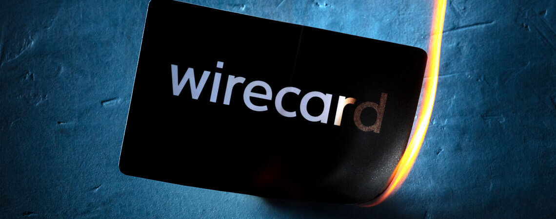 Wirecard-Karte brennt