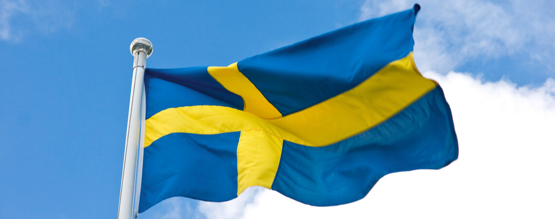 Schwedische Flagge 