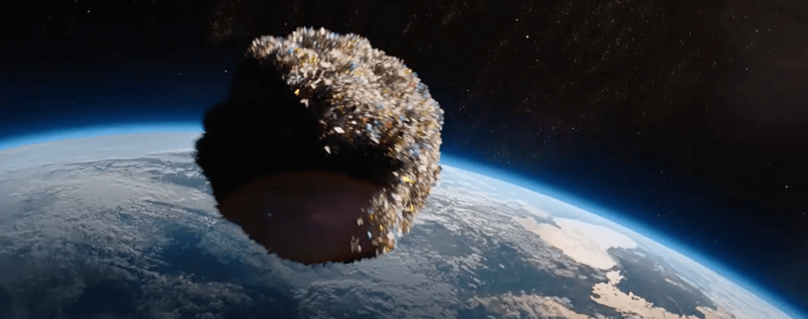 Müll-Meteorit rast auf die Erde zu