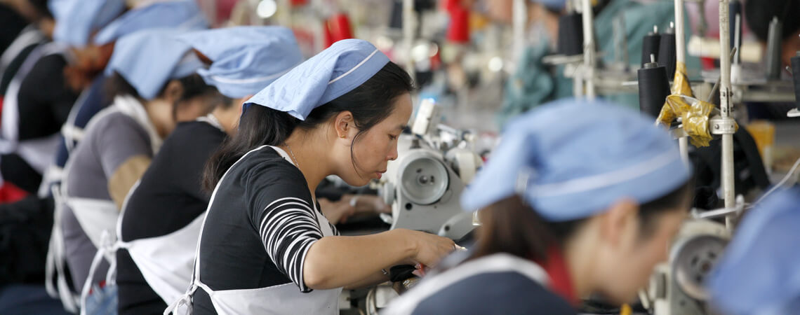 Textilfabrik in China