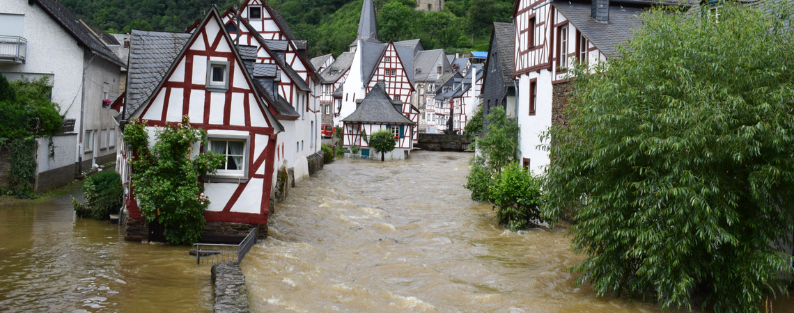 Überflutungen in der Eifel