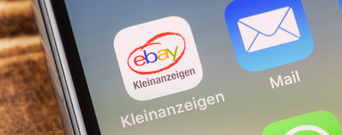 Logo Ebay Kleinanzeigen auf Smartphone