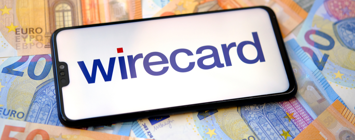 Wirecard-Logo auf Geld