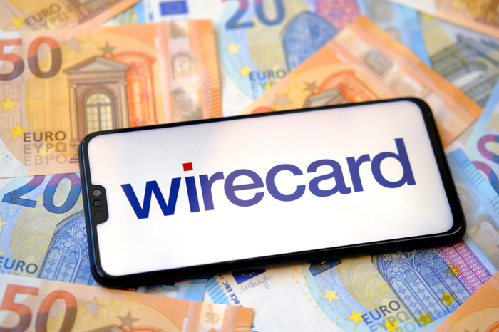 Wirecard-Logo auf Geld