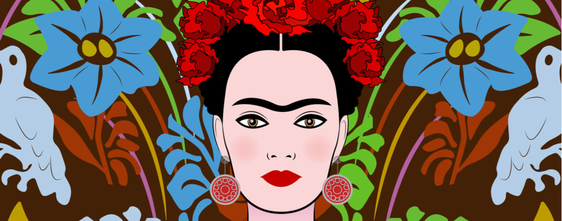 Porträt von Frida Kahlo