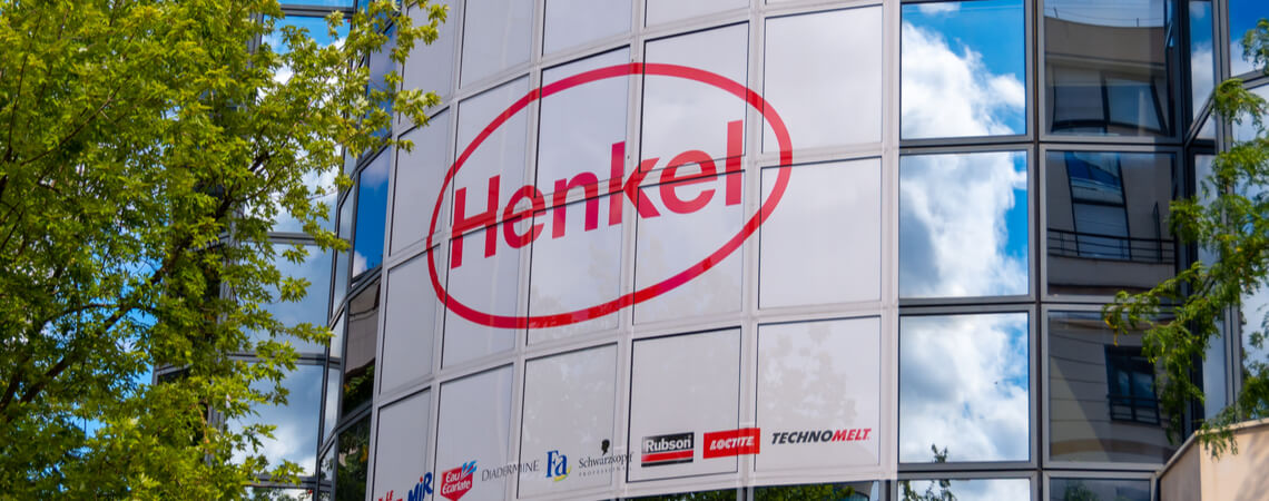 Außenansicht des Hauptsitzes von Henkel France