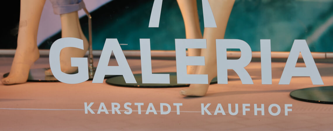 Schaufenster bei Galeria Karstadt Kaufhof