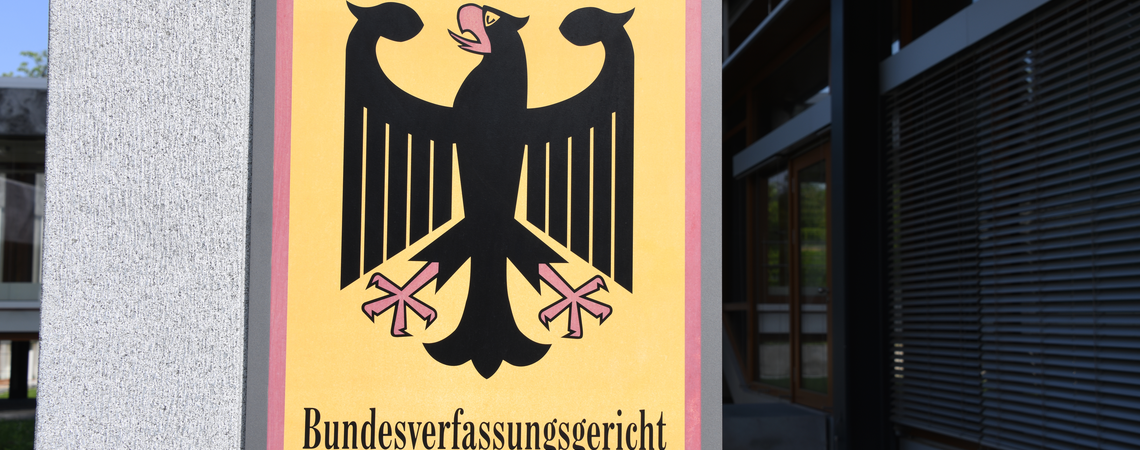 Adler-Symbol beim Bundesverfassungsgericht