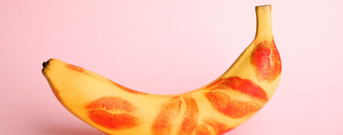 Sextoys: Banane mit Küssen