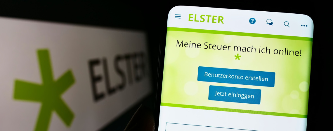 Elster-App auf Smartphone