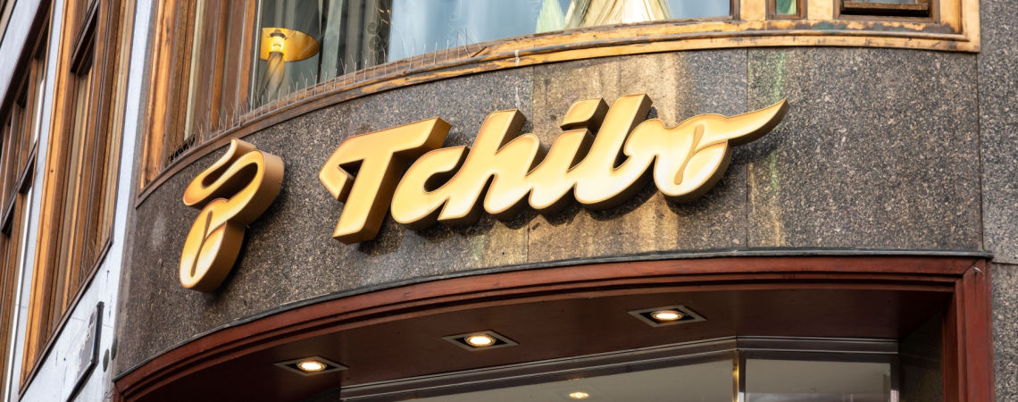 Tchibo-Logo an Geschäft