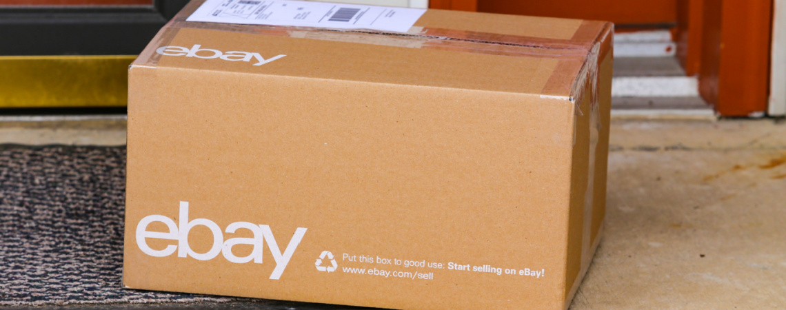Ebay Paket vor Haustür