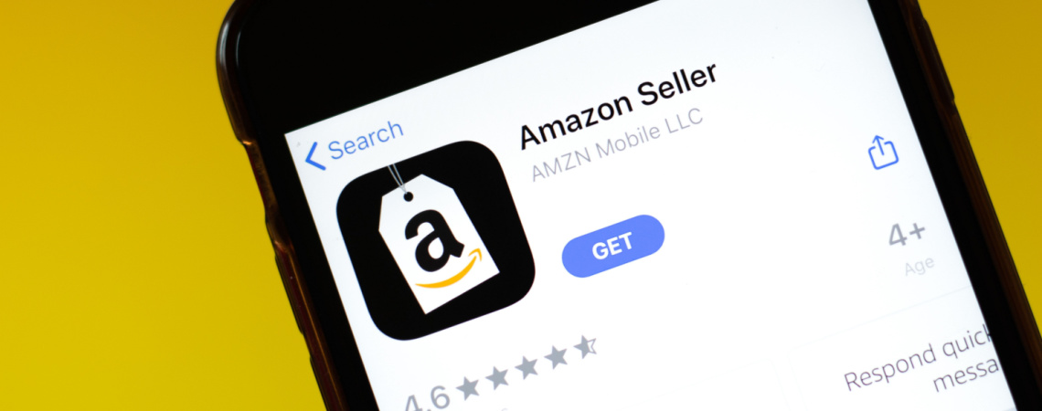 Amazon Seller App auf Smartphone