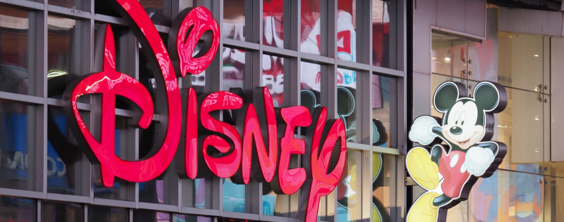 Disney-Logo mit Mickey-Maus