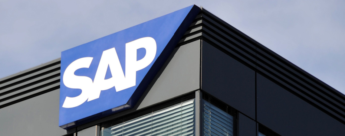 SAP-Logo an Gebäude