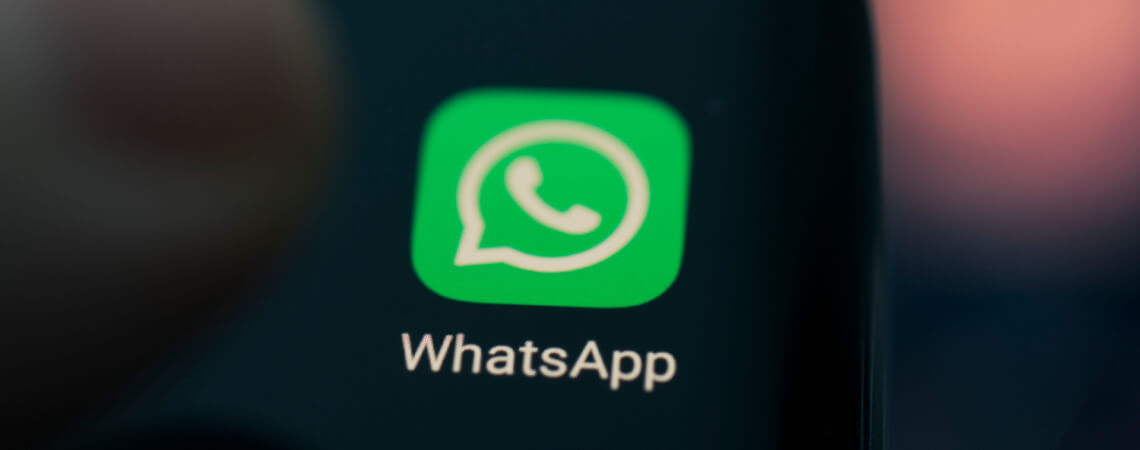 WhatsApp auf einem Smartphone