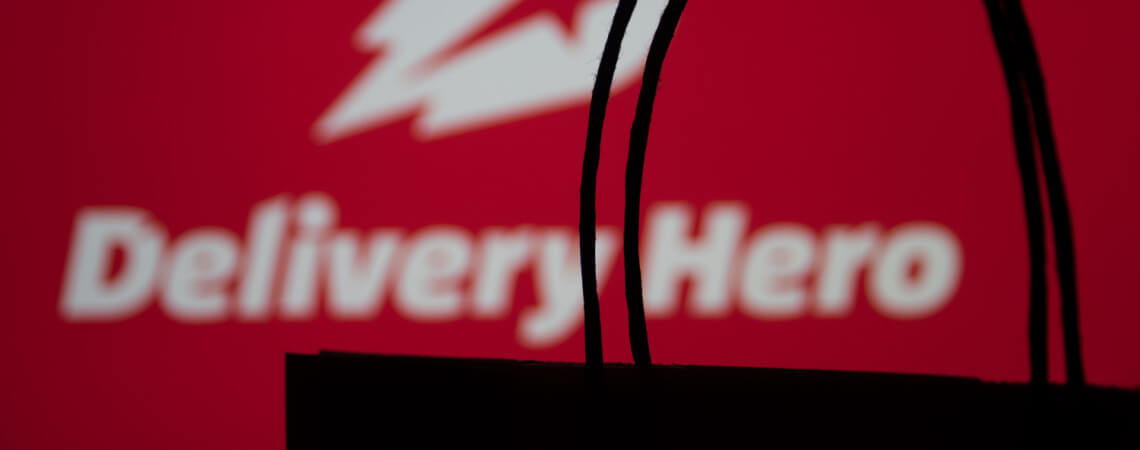 Logo der Essenslieferplattform Delivery Hero