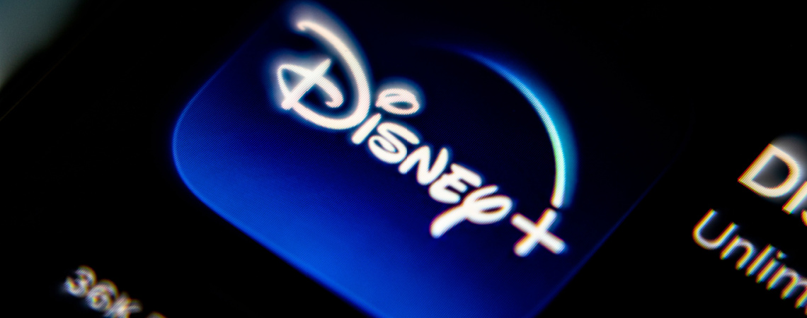Disney+ App auf Smartphone