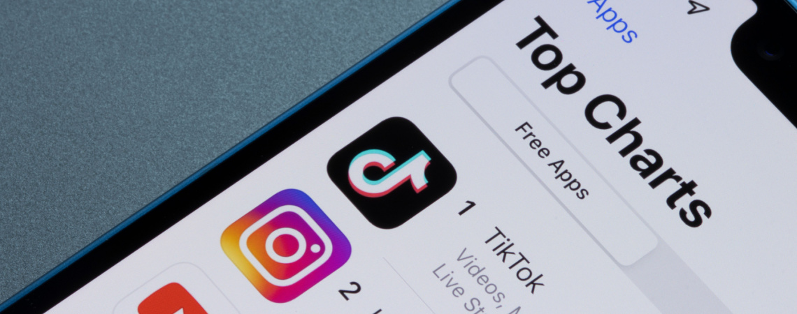TikTok und Instagram