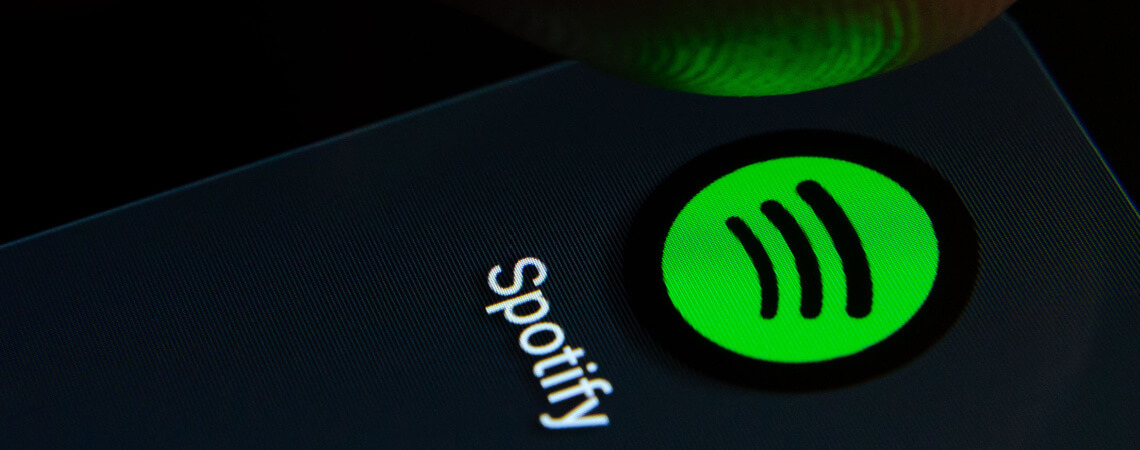 Spotify-App auf einem Smartphone